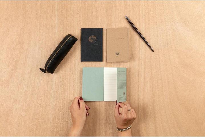 Actual product image Clairefontaine F.S. Vert, Stapled n bk 9x14 48sh L ass (Special ruling, Hardcover)