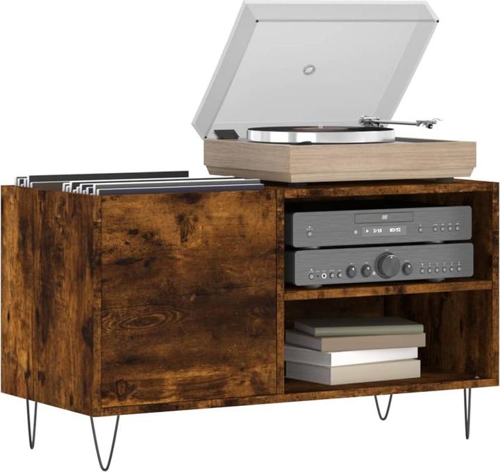 Actual product image vidaXL Plattenschrank Räuchereiche 85x38x48 cm Holzwerkstoff