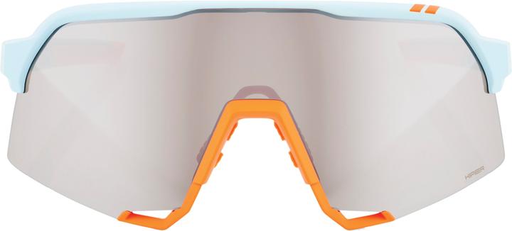 Actual product image 100% Brille S3 Soft Tact (Soft Tact Two Tone, HiPER Silver Chrome)