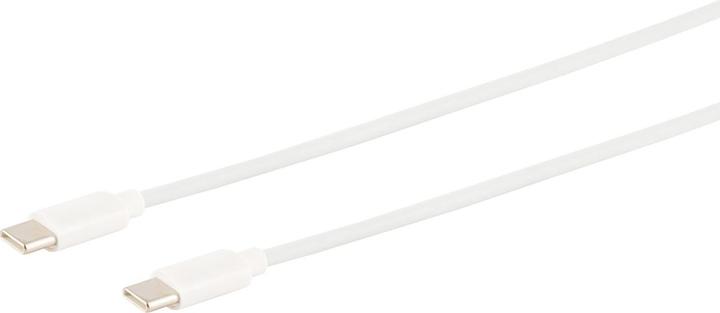 Image du produit S-Impuls Lot de 3 câbles de charge rapide USB-C vers USB-C, blanc, 0,5 m (0.50 m, USB 3.0, 60 W)