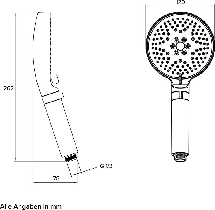 Actual product image Chris Bergen Shower set (3 Beam types)
