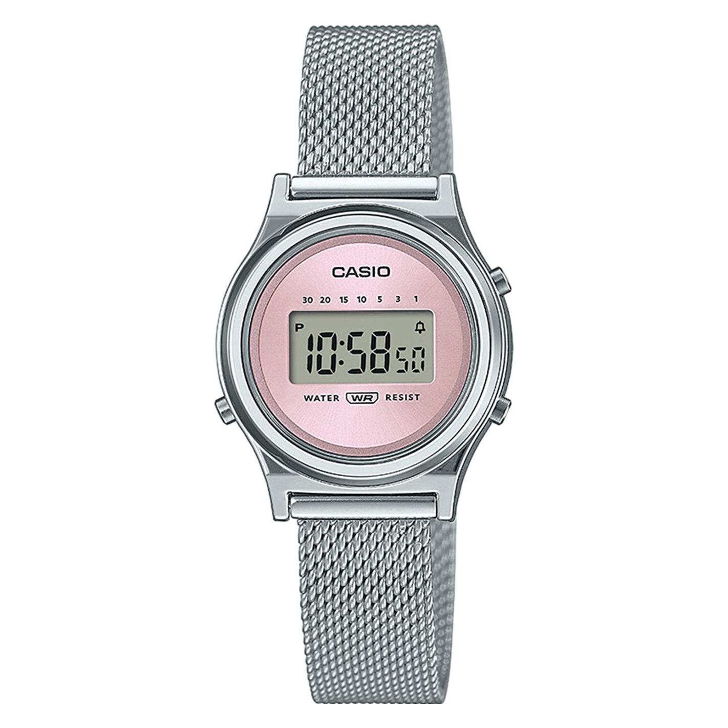Casio, Armbanduhr, LA700WEM-4AEF, Silber, (Digitaluhr, 26 mm)