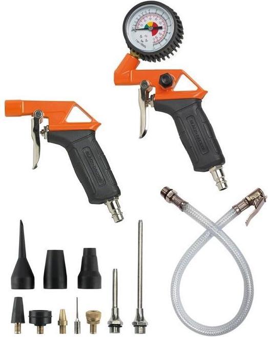 Actual product image Black & Decker PNEUMATIC TOOLS KIT 9045879BND B&D 13PCE (10 bar)