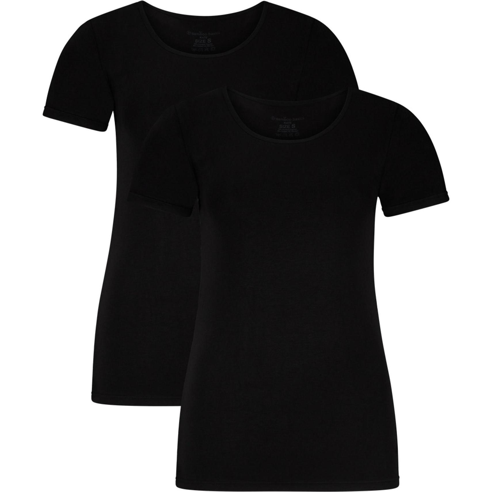 Bamboo Basics, Damen, Shirt, Kate, Schwarz, (XL)