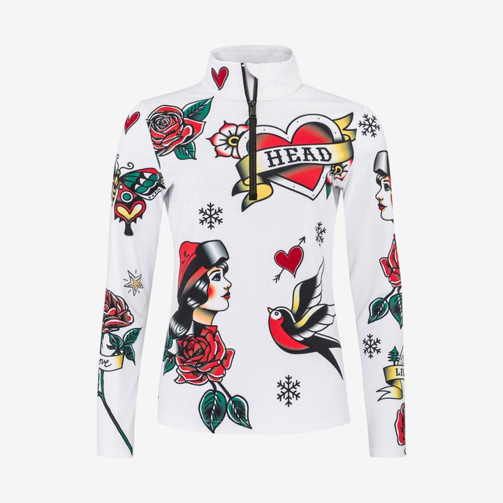 Actual product image Head Rebels Flash Midlayer Women White/Red (M)