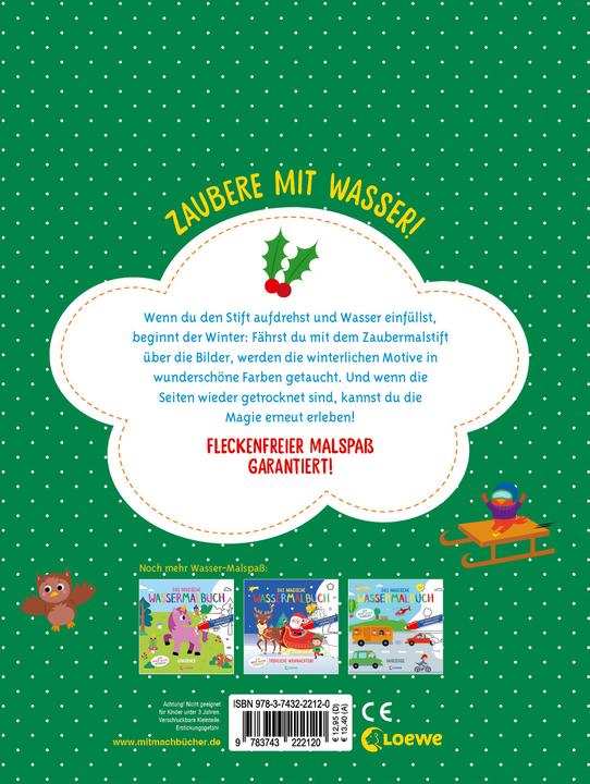 Produktbild Loewe Das magische Wassermalbuch - Winter