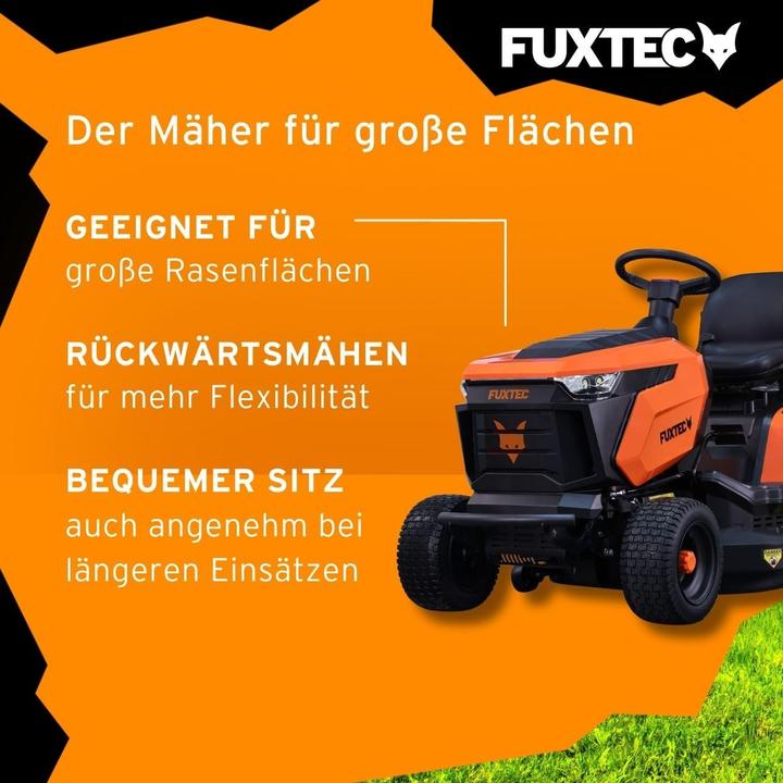 Immagine prodotto Fuxtec FX-RMT84M Benzin Rasentraktor von (Benzina)