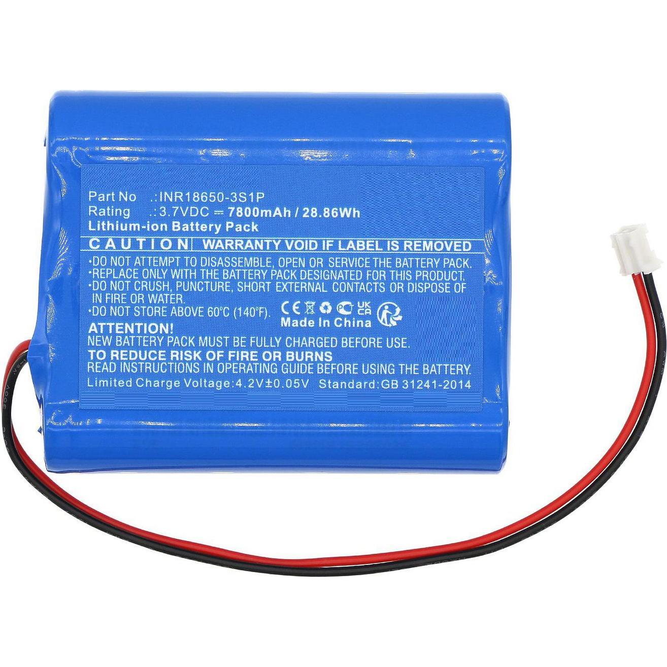 CoreParts Battery 3.7V 7800mAh 28.86Wh (1 Stk., 7800 mAh), Batterien + Akkus