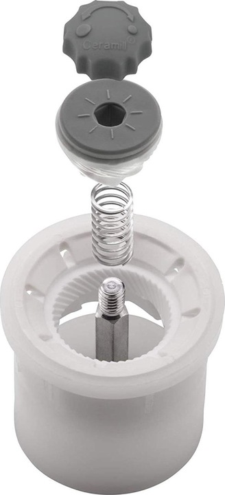 Produktbild WMF Elektrische Mühle 21cm Salz- und Pfeffermühle Keramikmahlwerk Kunststoff (Pfeffer, Salz)