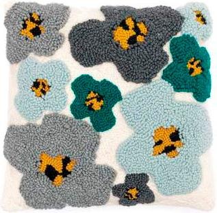 Produktbild Rico Design Punch Needle Set "Kissen Blumen"