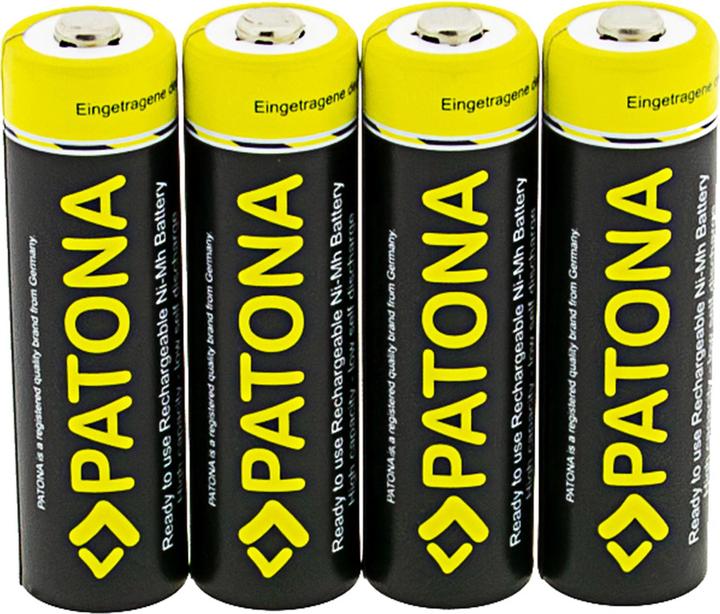 Image du produit Patona Batterie 4x Mignon AA 2450mAh NiMH (4 pcs, AA, 2450 mAh)