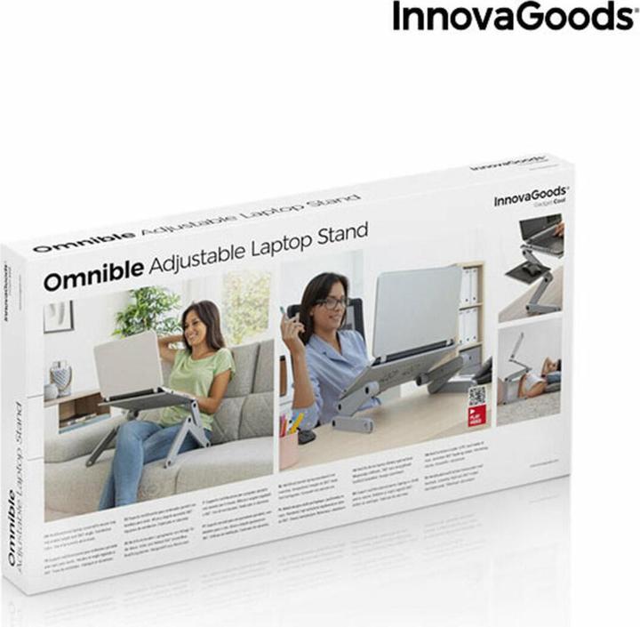 Actual product image InnovaGoods Adjustable laptop table with multiple positions Omnible