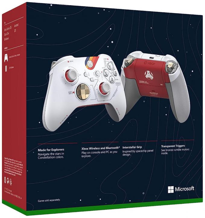 Produktbild Microsoft Xbox Wireless Controller - Starfield (Special Edition) (Xbox One S, Xbox Series S, PC, Xbox Series X, Xbox One X)