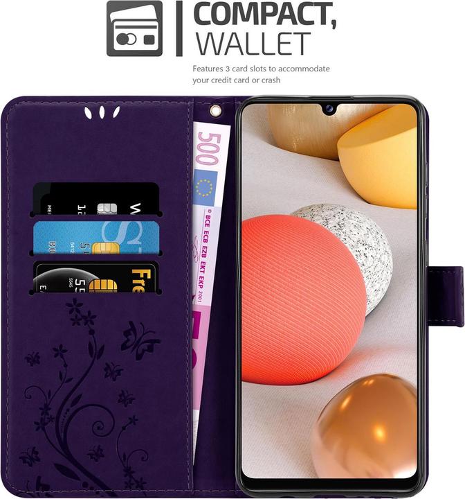 Immagine prodotto Cadorabo Copertina del libro di fiori (Samsung Galaxy A42 5G, Samsung Galaxy M42 5G)