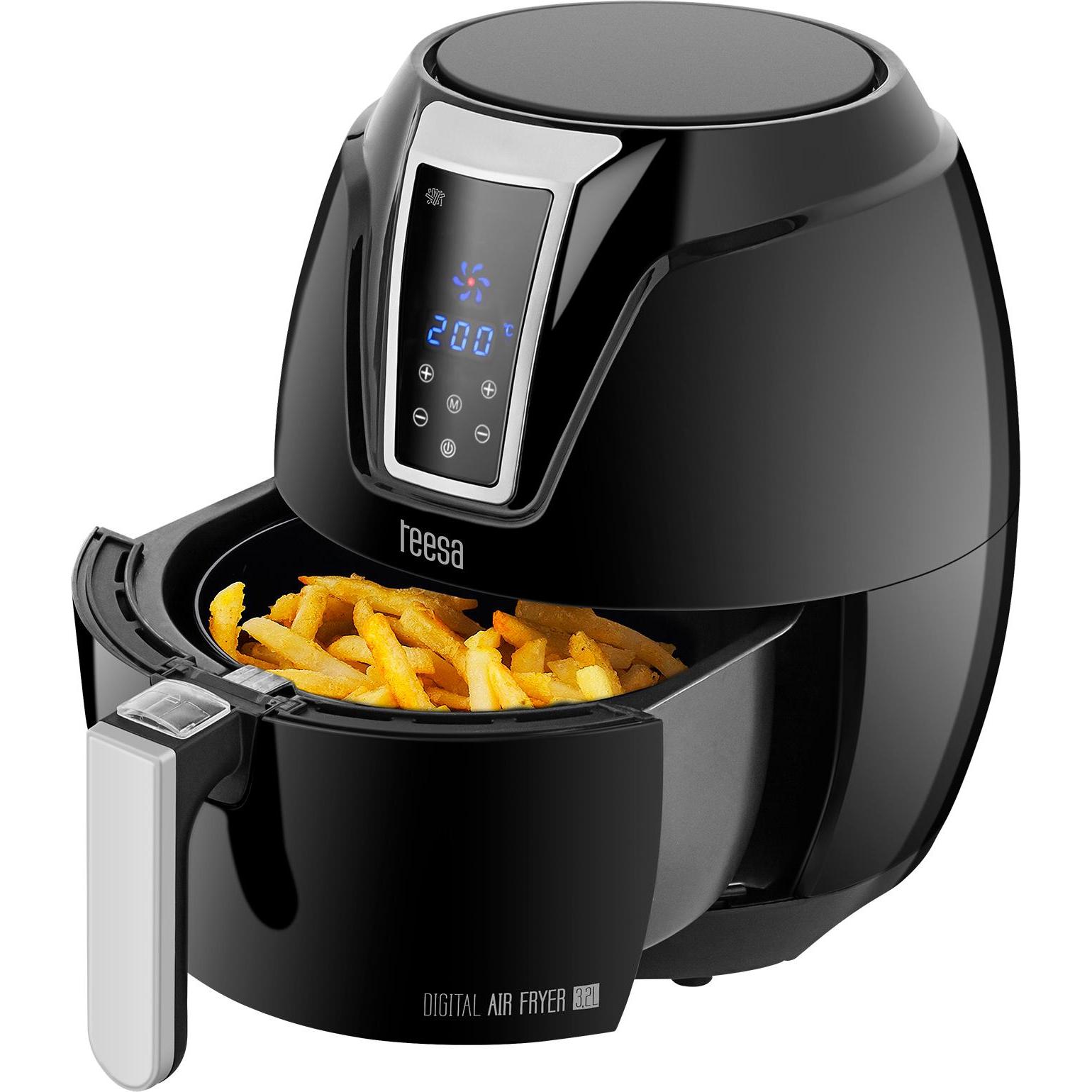 Thumbnail - Teesa Digital Air Fryer 3 2 l, Fritteuse, Schwarz