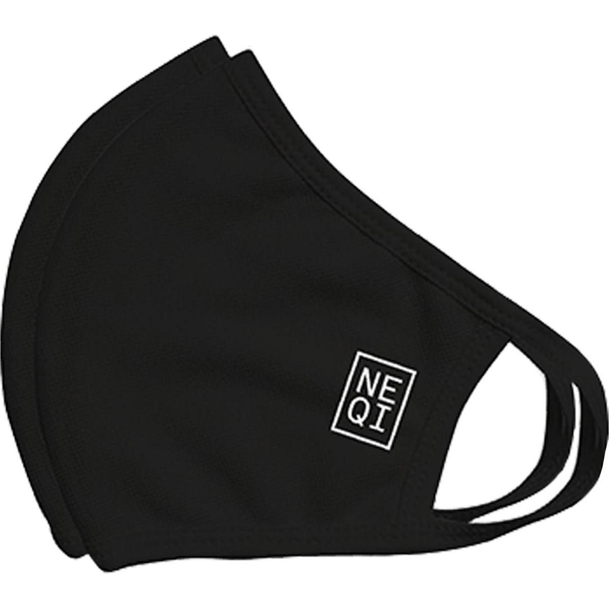 Neqi, Mundschutz, Community Face Coverings Black (3 x)