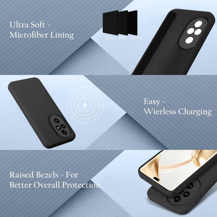 Immagine prodotto Cadorabo Custodia per Honor 200 Pro TPU Liquid Silicone Case (Honor 200 Pro)