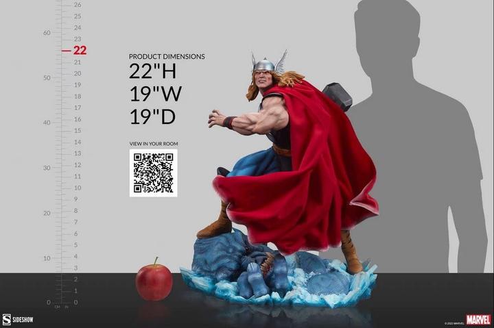 Actual product image Sideshow Marvel statuette Premium Format 1/4 Thor 56 cm