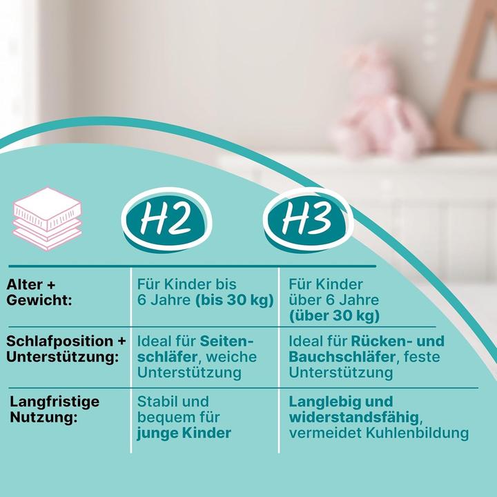 Sun garden Babymatratze, Kindermatratze (80 x 60 cm)
