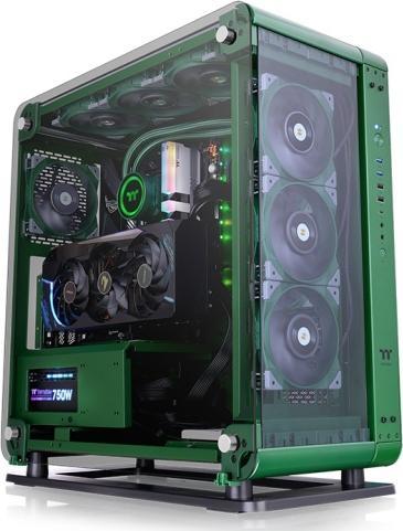 Actual product image Thermaltake Tt Core P6 TG Racing Green ATX CA-1V2-00MCWN-00 (ATX)