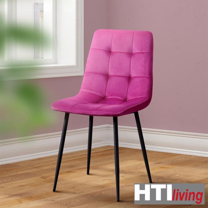 Produktbild HTI-Living Esszimmerstuhl 4er Set Pink Mesa