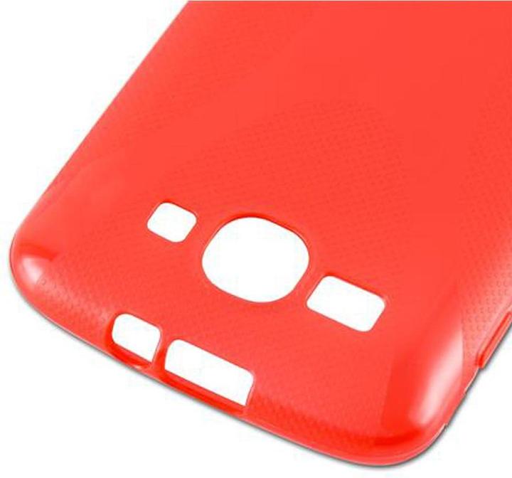 Actual product image Cadorabo TPU X-Line Cover (Huawei Ascend Y520)