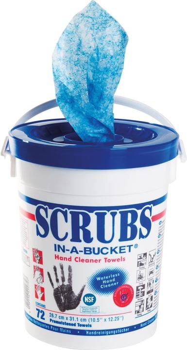 Image du produit Scrubs Lingettes nettoyantes antibactériennes (72 pcs)