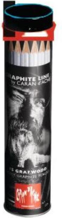 Actual product image Caran d'Ache Grafwood (0.50 mm, F, 5B, 4h, 6B, 2B, B, 7B, 4B, 3H, 3B, H, HB, 8B, 9B, 15 x)