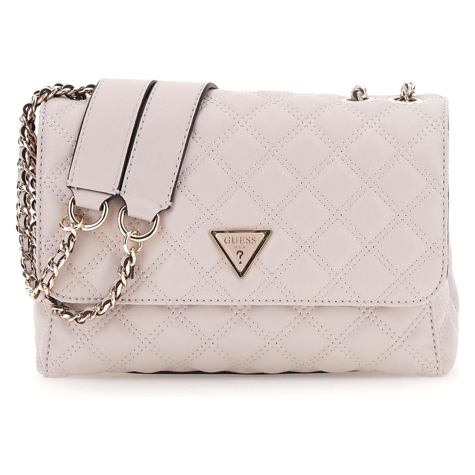 Guess, Damen, Handtasche, Giully Ii Compound Convertible Flap Bag, Braun