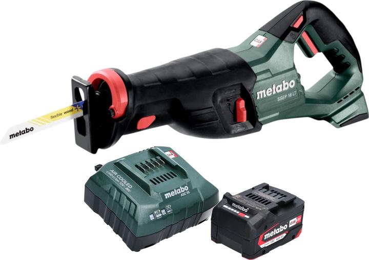 Produktbild Metabo SSEP 18 LT Akku Säbelsäge 18 V 32 mm + 1x Akku 4,0 Ah + Ladegerät