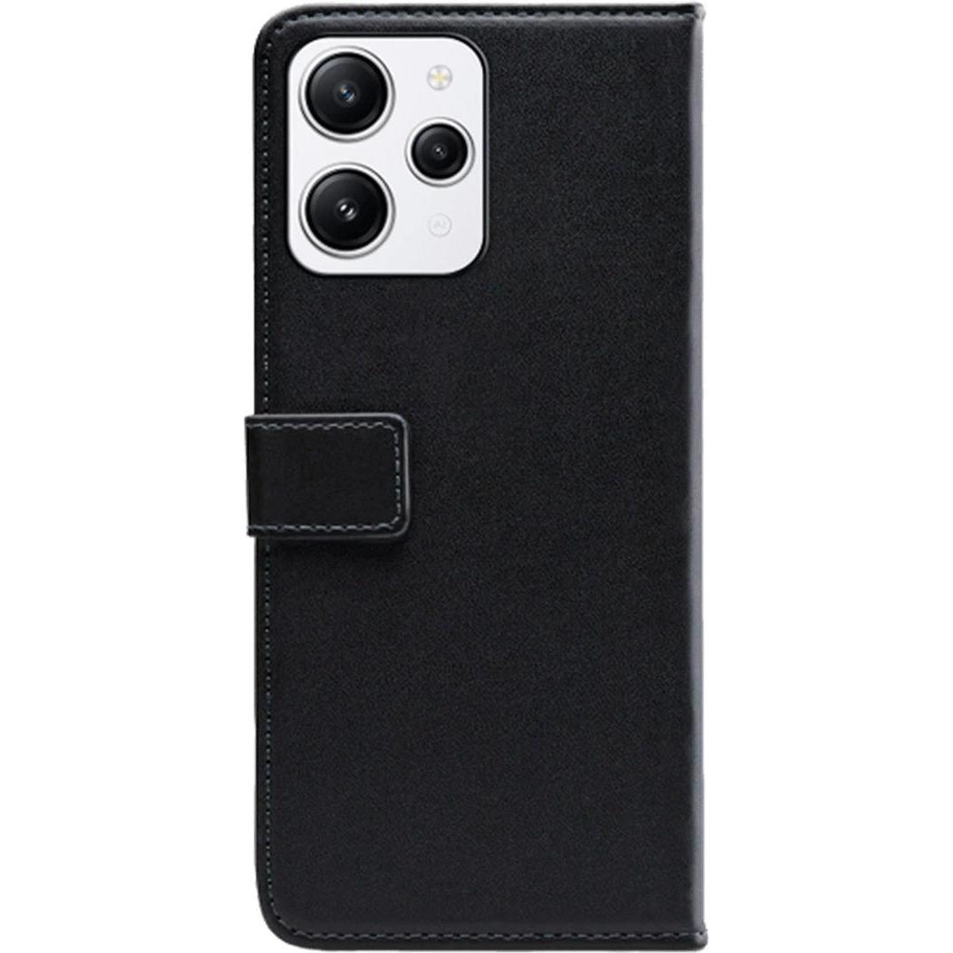 Thumbnail - Mobilize Pu-Leder Book Hülle Schwarz Xiaomi Redmi 12 (Xiaomi Redmi 12), Smartphone Hülle, Schwarz