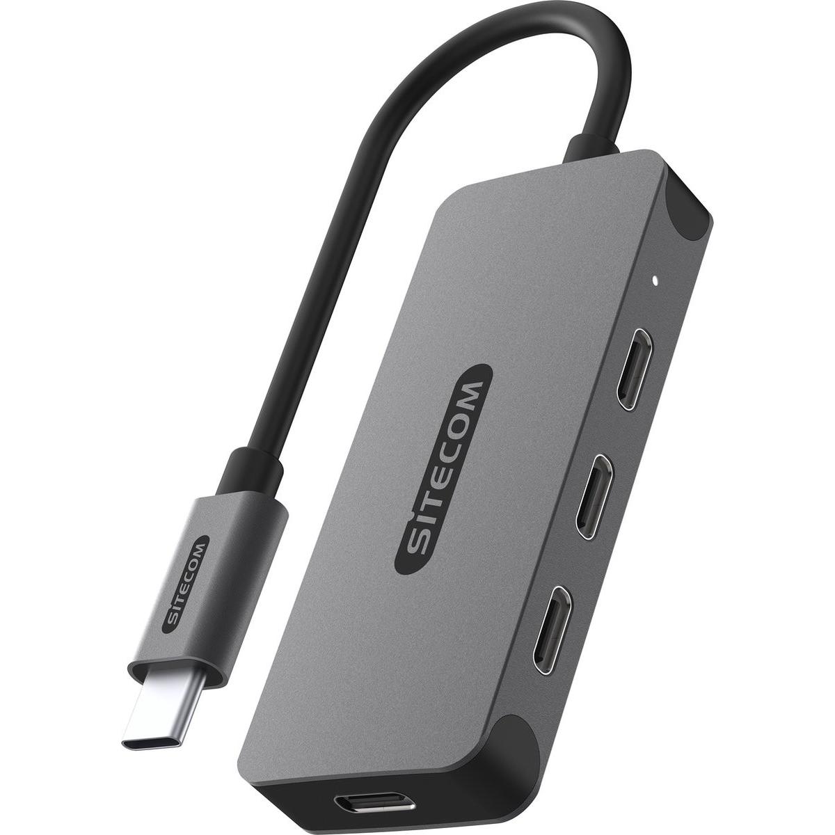 Sitecom CN-5015 USB-Czu4xUSB-C 10GbpsPD Hub (USB-C, 4 Ports) (CN-5015)