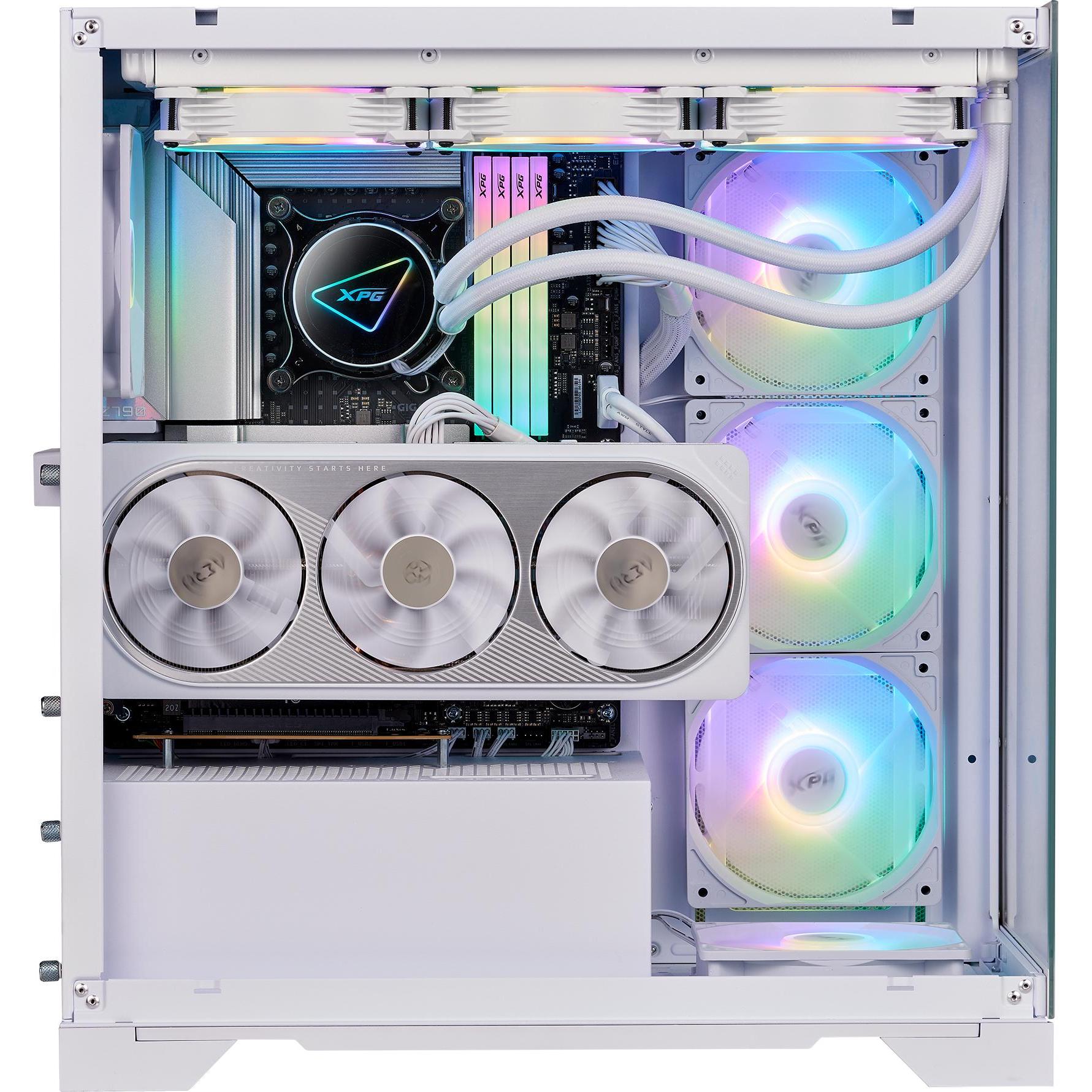 Thumbnail - Adata XPG INVADER X/Midi Tower/Transpar./B??l?? (ATX, Mini-ITX, mATX), PC Gehäuse, Weiss