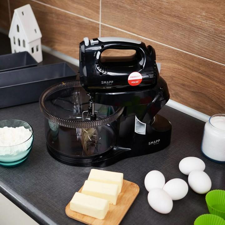 Immagine prodotto Smapp Miscelatore a mano Frullatore con ciotola 451.8 2 ciotole nero (580 W)