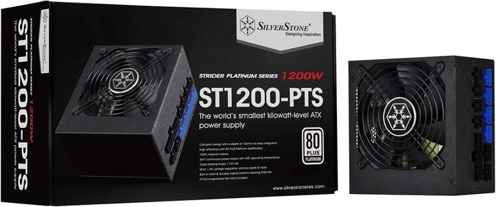 Actual product image Silverstone SST-ST1200-PTS 1200W - Power supply - ATX (1200 W)