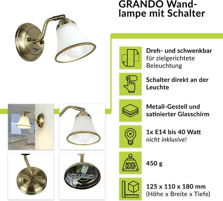 Image du produit Licht-Erlebnisse Grando (E14)