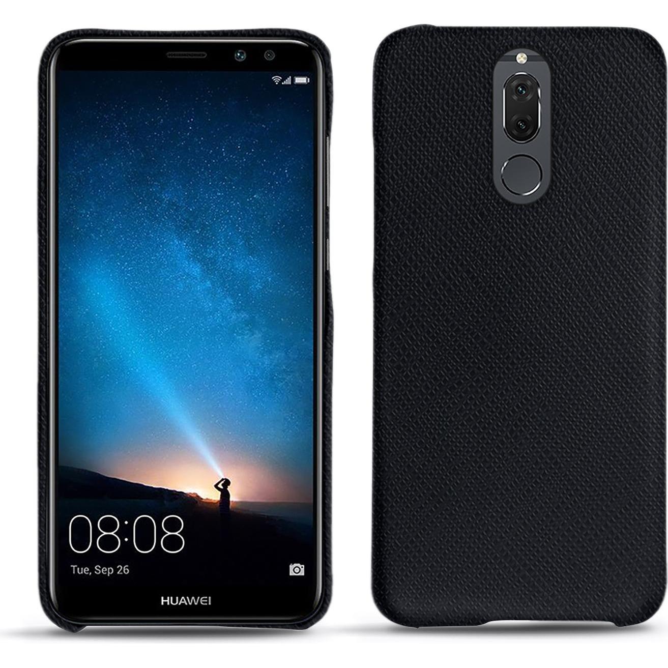 Noreve Lederschutzhülle (Huawei Mate 10 Lite), Smartphone Hülle, Schwarz