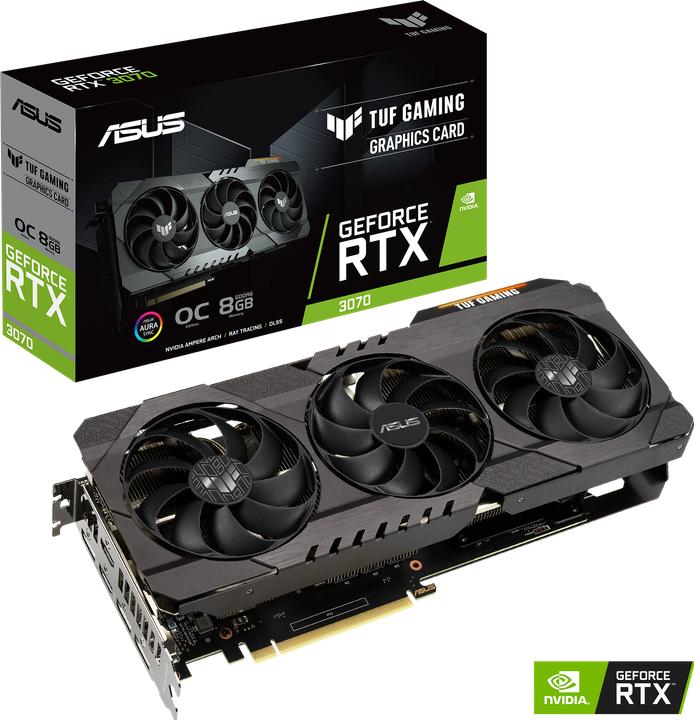 Image du produit ASUS GeForce TUF RTX 3070 O8G-GAMING (8 Go)