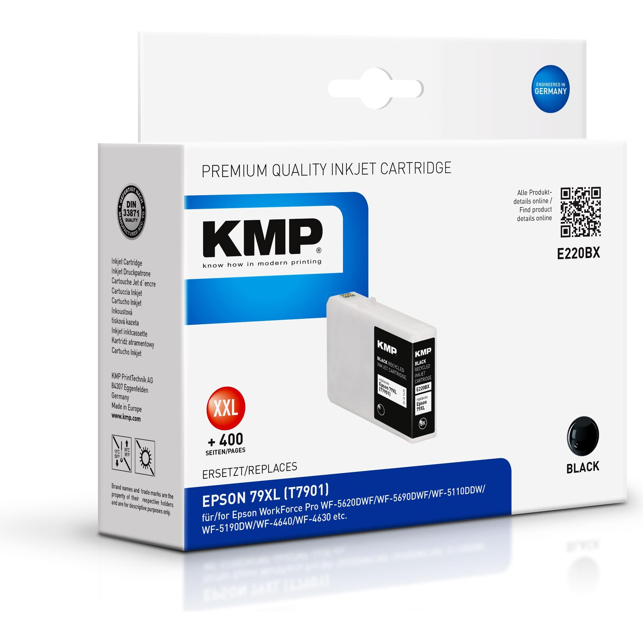 Thumbnail - KMP, Druckerpatrone, Tinte ersetzt 79XL (T7901) (BK)