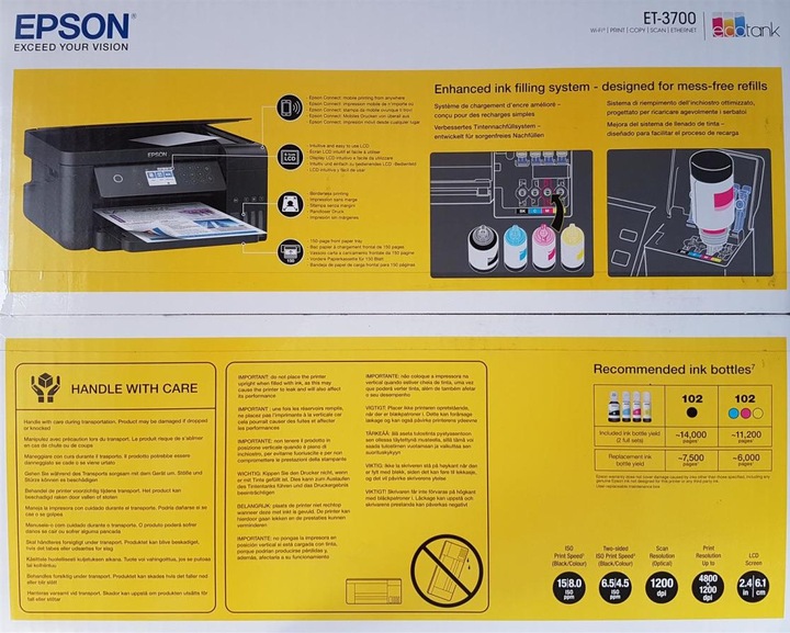 Produktbild Epson EcoTank ET-3700 (Tintentank, Farbe)