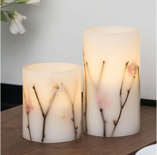 Immagine prodotto Pauleen Candela di cera a LED Shiny Blossom Set di 2 (2 x)
