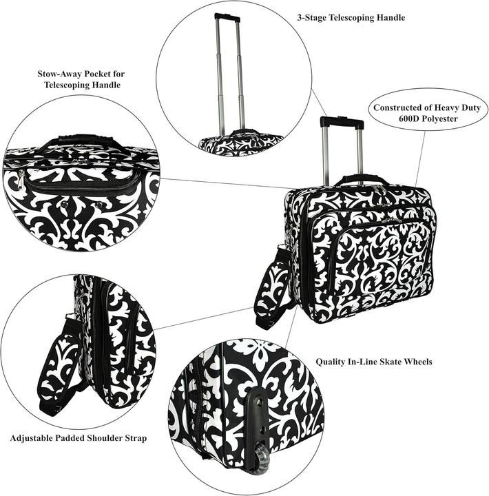 Actual product image World Traveler Rolling Laptop Case