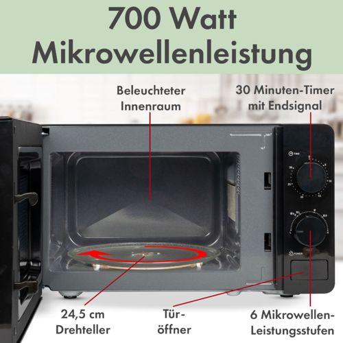 Actual product image Bomann MW 6014 CB black (20 l)
