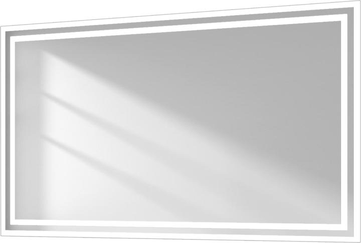 Emke Bathroom Mirror With Lighting 100*60cm,Fog-Free, 3000K/6500K,Bouton Switch