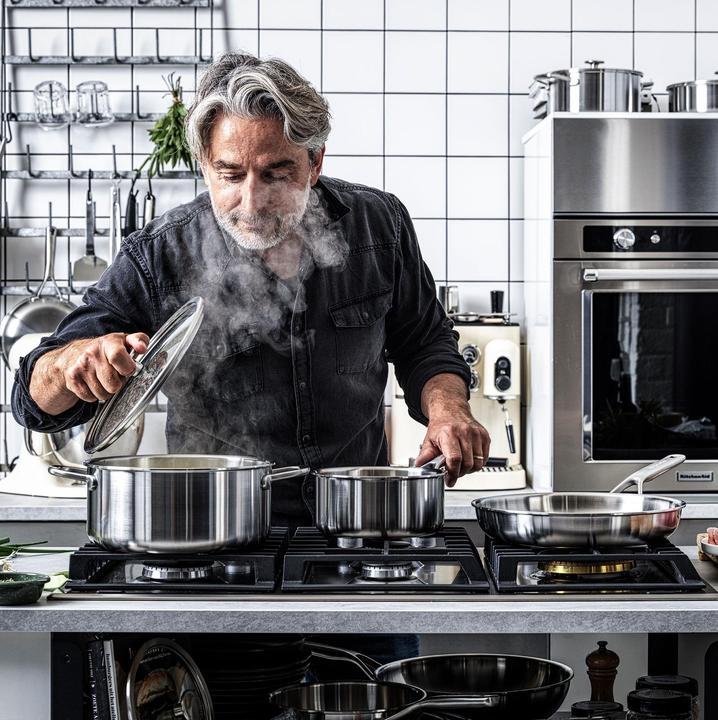 Produktbild KitchenAid 3PLY Cvd Casserole 20cm / 3.11L Uncoated (Kochtopf, 20 x 10 cm)