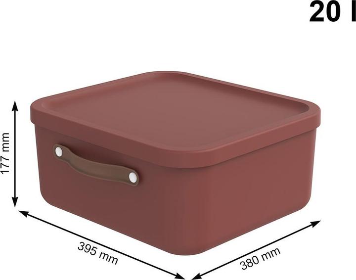Actual product image Rotho Set of 2 storage boxes 20 l and 40 l MALOJA (40 l, 1x)