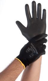 Actual product image franz mensch unisex work gloves Black Ace black size L 12 pair (9)