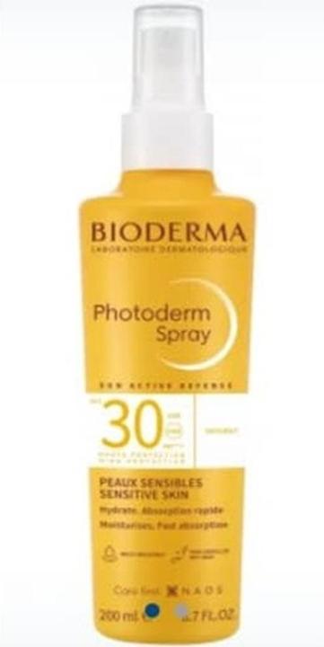 Image du produit Bioderma Photoderm Light Spray SPF 30, 200 ml (Spray solaire, SPF 30, 200 ml)