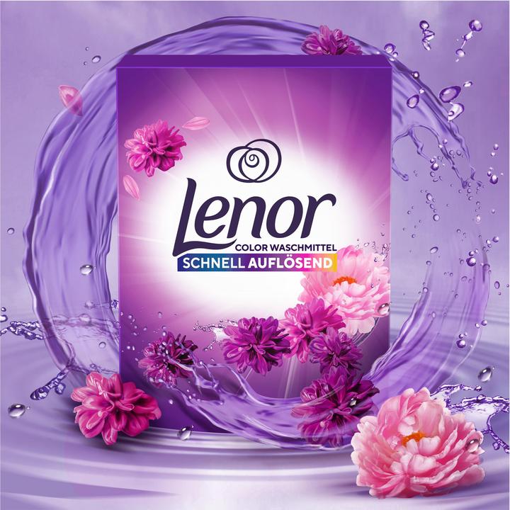 Actual product image Lenor WM Pulver Amethyst & Blütentraum 4.5KG Waschmittel 90 WL (90 Washing cycles, Washing powder)