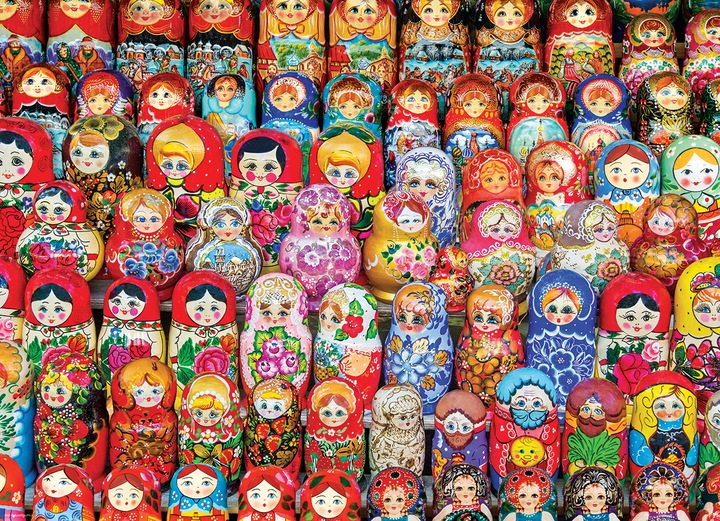 Produktbild Eurographics Russische Matrjoschka Puppen (1000 Teile)